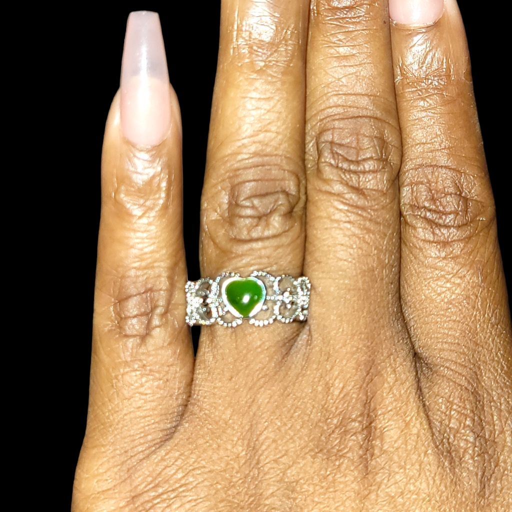 Copper Jade Ring